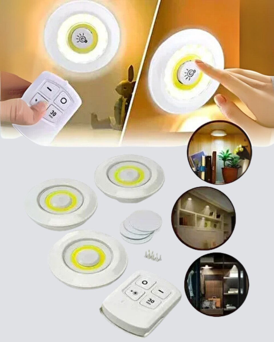 Kablosuz Gün Işığı 3’lü LED Spot Lamba Kumandalı 2 Kablosuz Gün Işığı 3’lü LED Spot Lamba Kumandalı - Görsel 2