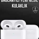 Bluetooth Kulaklık 3.Nesil Kablosuz Uzun Pil Ömrü Dokunmatik Kontrol