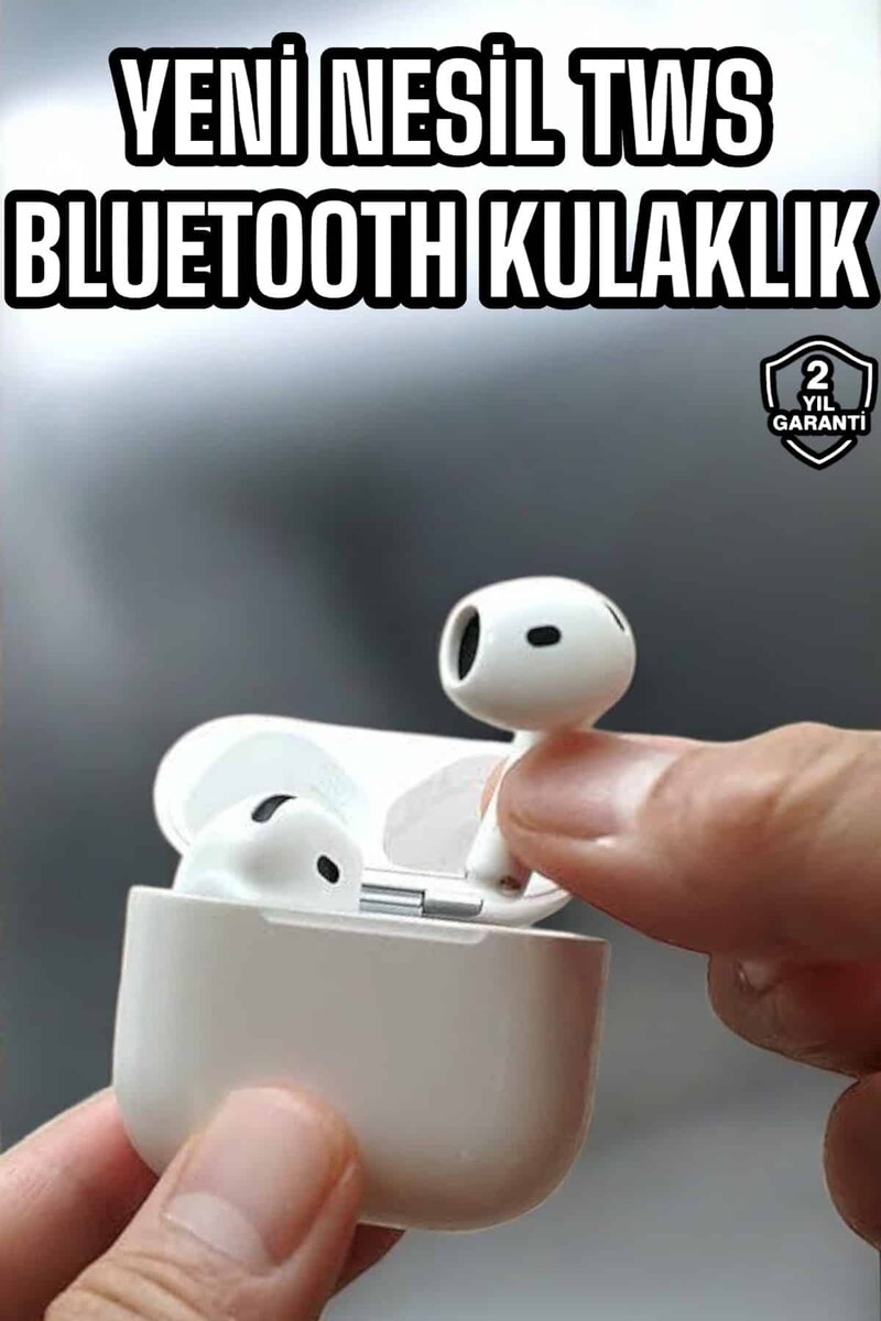 Kaliteli Ucuz İOS ve Android Uyumlu TWS Bluetooth Kulaklık ANC Özelliği 1 Kaliteli Ucuz İOS ve Android Uyumlu TWS Bluetooth Kulaklık ANC Özelliği