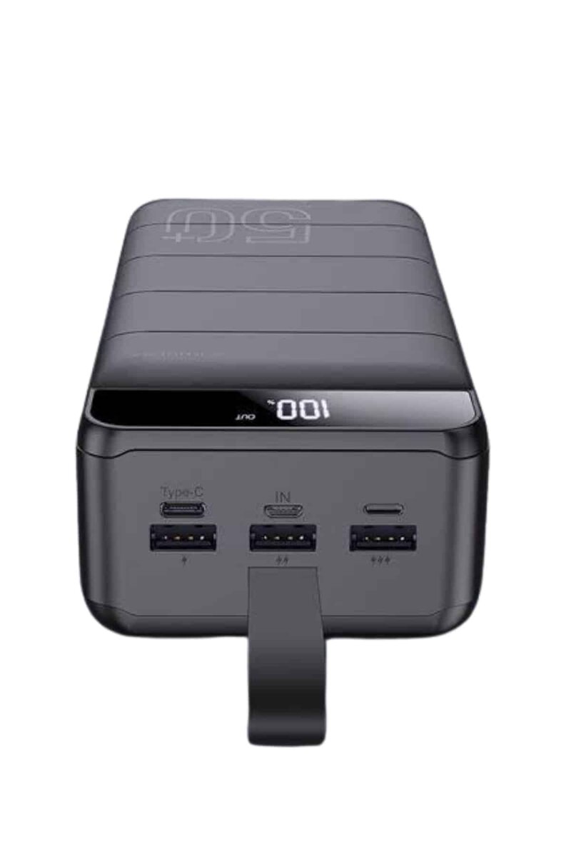 Powerbank Çoklu Şarj Girişi 50.000 Mah Taşınabilir Dijital Göstergeli 2 Powerbank Çoklu Şarj Girişi 50.000 Mah Taşınabilir Dijital Göstergeli - Görsel 2