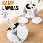 Kamp Lambası Işıldak Beyaz Işık Güneş Enerjili Solar Aydınlatma 5 Kanatlı Katlanabilir