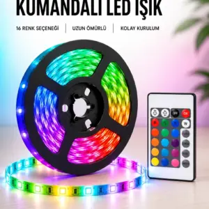 5M RGB Işıklı Her Ortama Uygun Led Işık