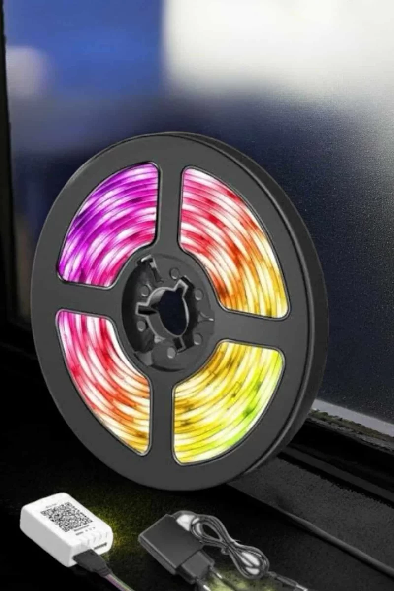 5M RGB Işıklı Her Ortama Uygun Led Işık 4 5M RGB Işıklı Her Ortama Uygun Led Işık - Görsel 4
