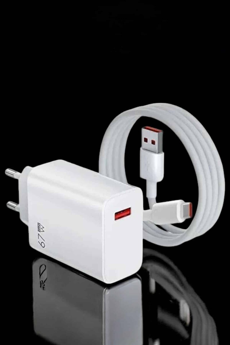 Şarj Aleti Turbo Hızlı 67W Type-C Hızlı Şarj 2 Şarj Aleti Turbo Hızlı 67W Type-C Hızlı Şarj - Görsel 2