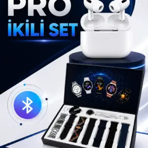 2025 Model Akıllı Saat ve Yeni Nesil Pro Bluetooth Kulaklık ANC Özelliği