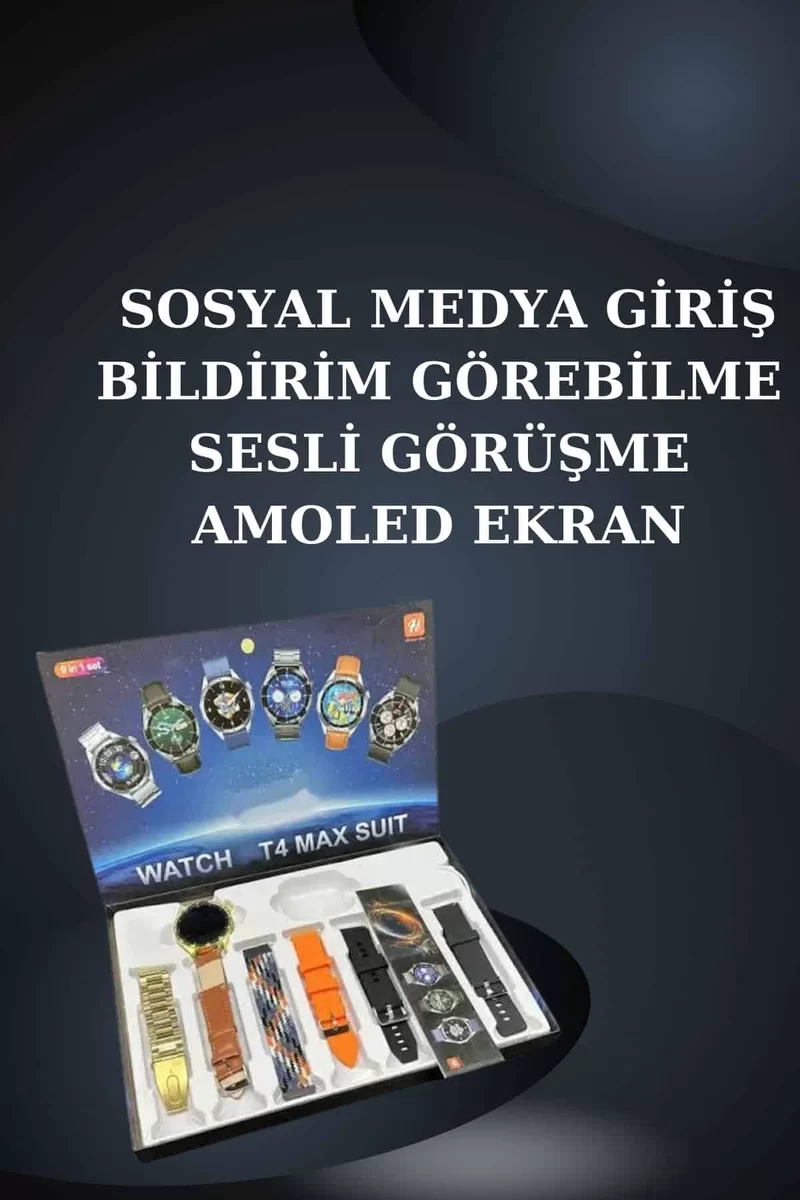 2025 Model Akıllı Saat ve Yeni Nesil Pro Bluetooth Kulaklık ANC Özelliği 4 2025 Model Akıllı Saat ve Yeni Nesil Pro Bluetooth Kulaklık ANC Özelliği - Görsel 4