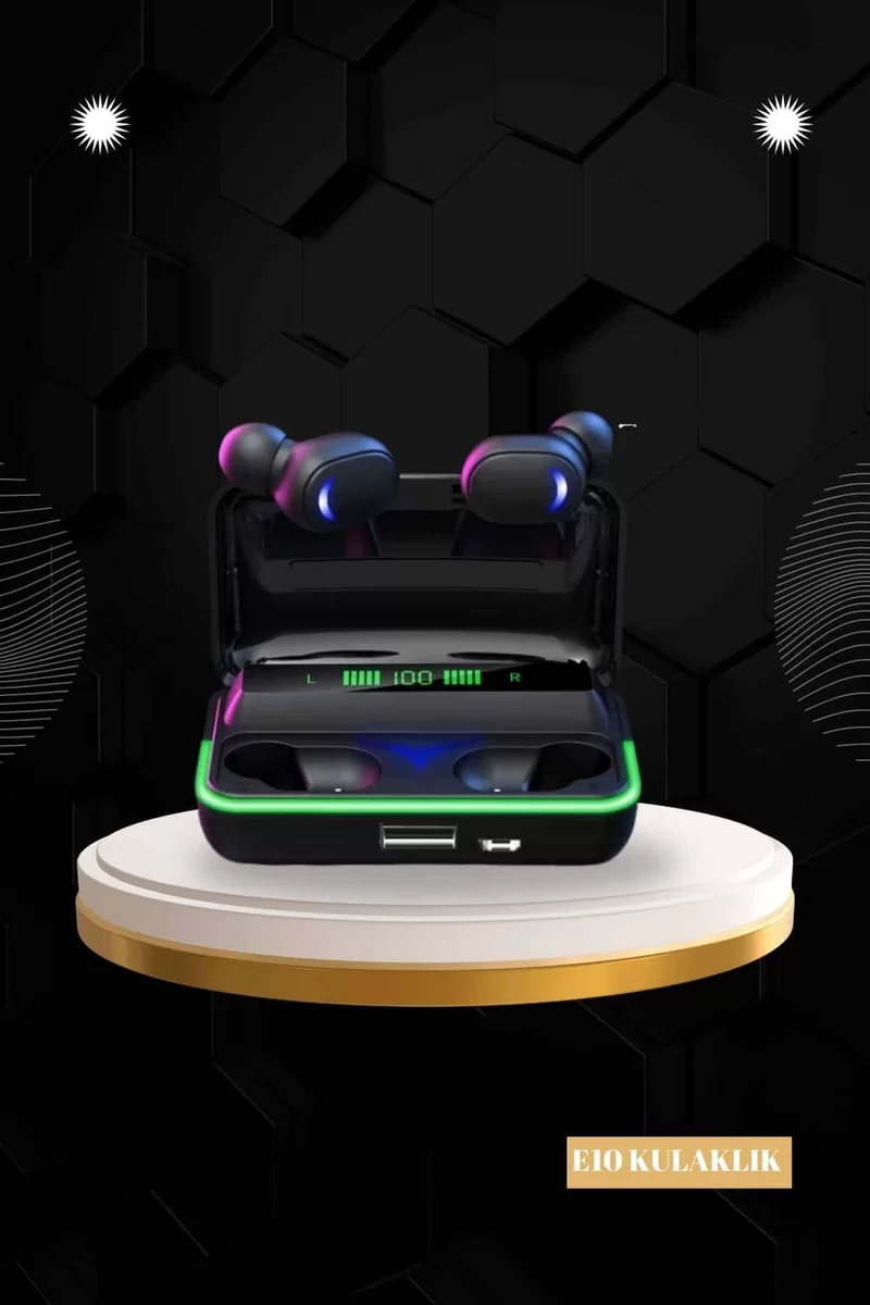 Powerbank Bluetooth Kulaklık Ve Akıllı Saat 7 Kordonlu Metal Kordon Plastik Kordon 3 Powerbank Bluetooth Kulaklık Ve Akıllı Saat 7 Kordonlu Metal Kordon Plastik Kordon - Görsel 3