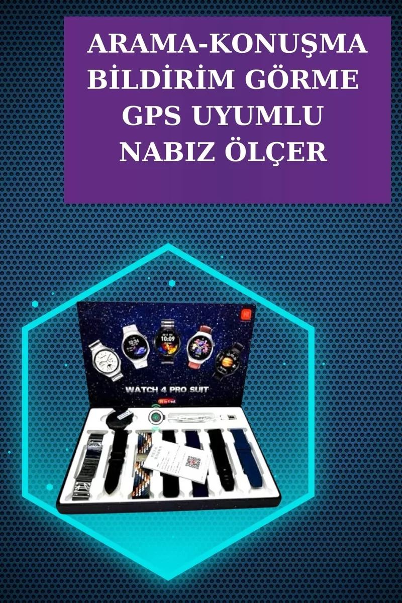 Gamer Kulaklık ve Çok Kordonlu Akıllı Saat Gürültü Önleyici GPS Desteği 4 Gamer Kulaklık ve Çok Kordonlu Akıllı Saat Gürültü Önleyici GPS Desteği - Görsel 4