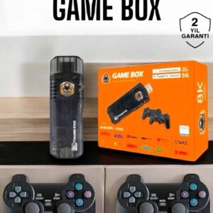 20.000 Oyunlu Premium Model Oyun Konsolu 8k Android Tv HD Game Stick