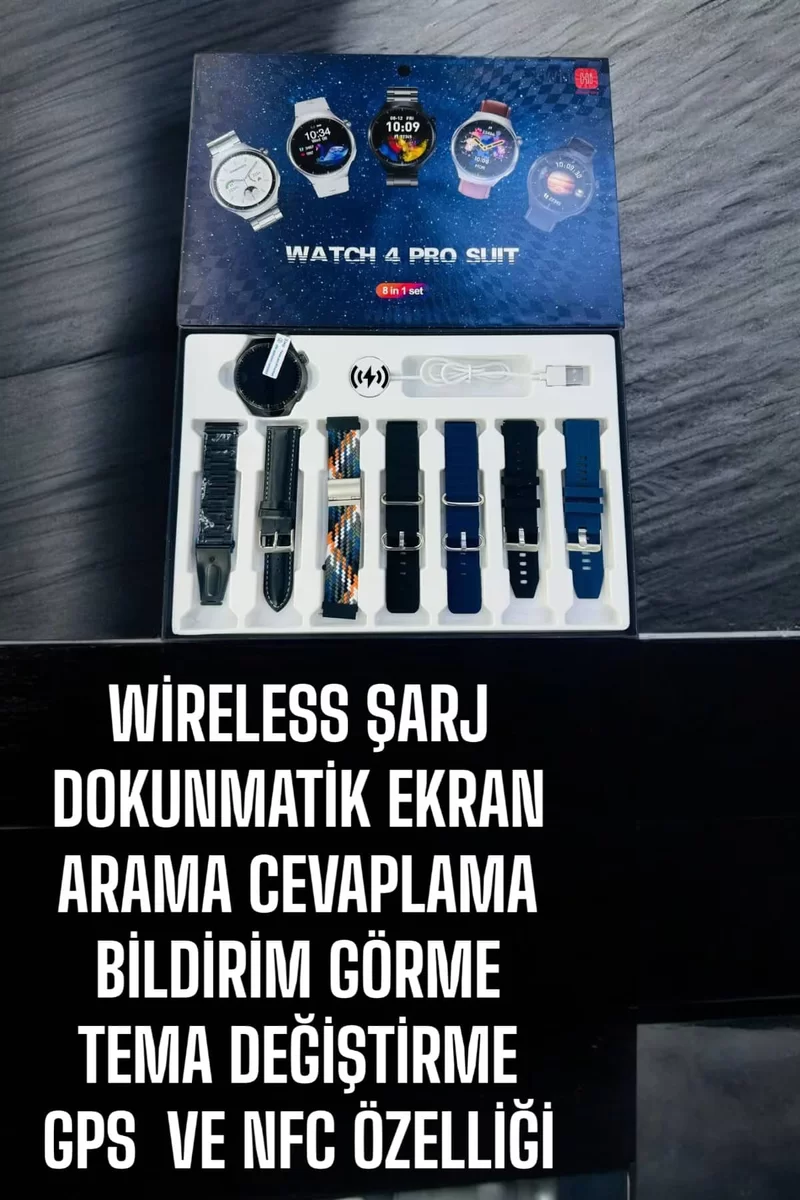 Yeni Model Akıllı Saat Bluetooth Bağlantılı NFC ve GPS Uyumlu 4 Yeni Model Akıllı Saat Bluetooth Bağlantılı NFC ve GPS Uyumlu - Görsel 4