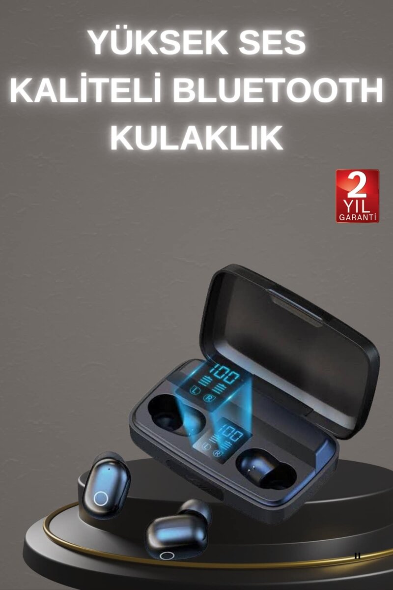 Yeni Nesil TWS Kablosuz Kulaklık Güçlü Batarya Yüksek Kalite Bluetooth 5.0 ANC Özelliği 1 Yeni Nesil TWS Kablosuz Kulaklık Güçlü Batarya Yüksek Kalite Bluetooth 5.0 ANC Özelliği