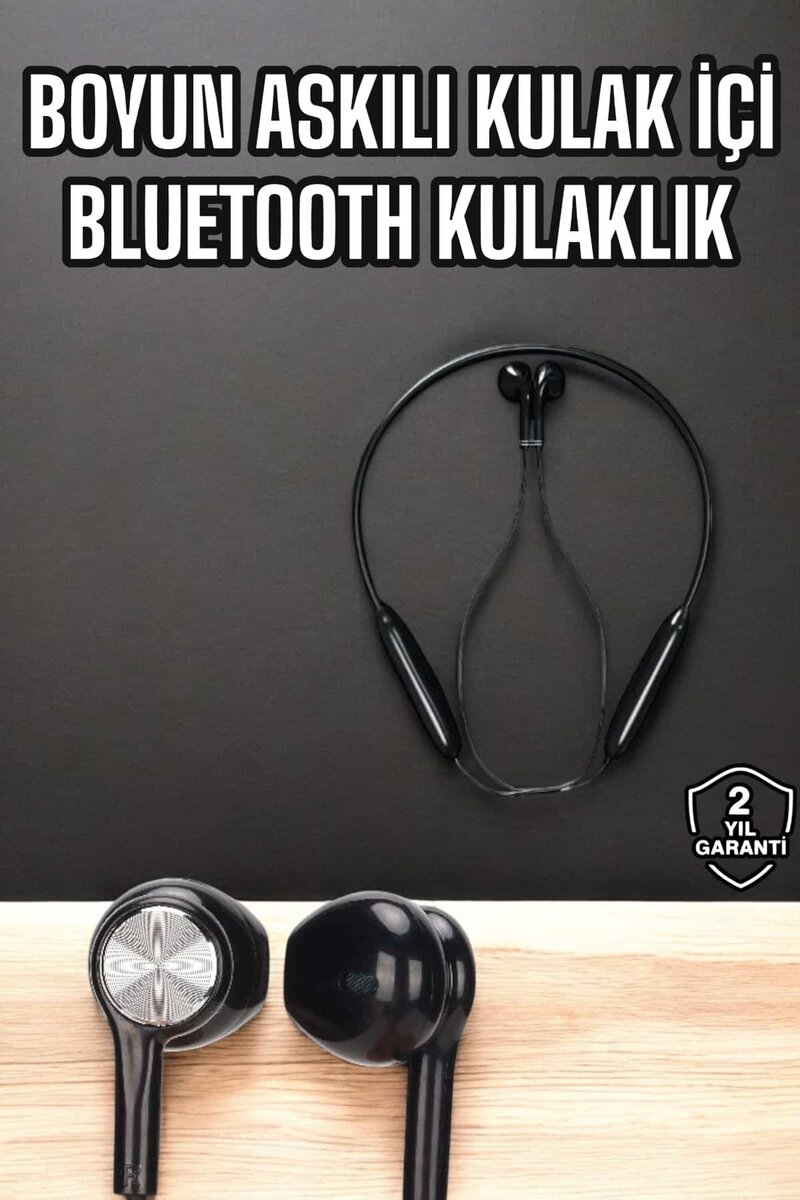 Kablolu Boyun Askılı Dijital Göstergeli Bluetooth Kulaklığı 60 Saat 1 Kablolu Boyun Askılı Dijital Göstergeli Bluetooth Kulaklığı 60 Saat