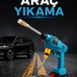 Şarjlı Ve Yüksek Basınçlı Oto Yıkama Makinesi Ve Sulama Tabancası Bahçe Yıkama Makinesi