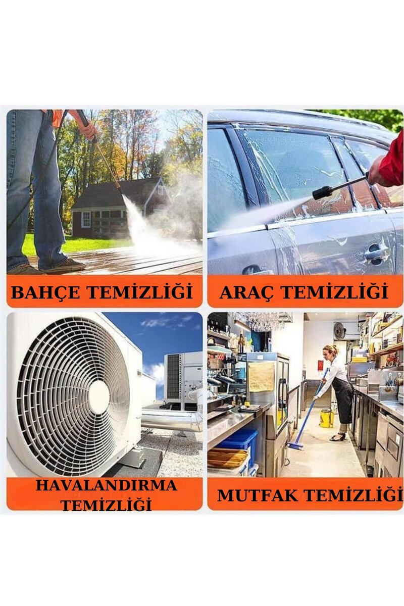 Şarjlı Ve Yüksek Basınçlı Oto Yıkama Makinesi Ve Sulama Tabancası Bahçe Yıkama Makinesi 2 Şarjlı Ve Yüksek Basınçlı Oto Yıkama Makinesi Ve Sulama Tabancası Bahçe Yıkama Makinesi - Görsel 2