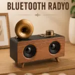 Nostaljik Radyo Bluetooth Bağlantılı Şarjlı Yüksek Ses Kaliteli