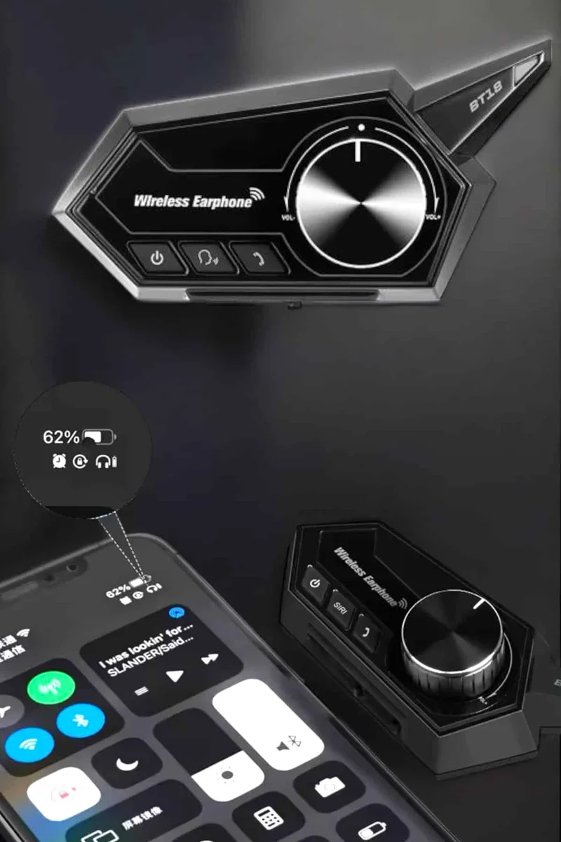 Intercom Kask Kulaklığı ANC Özelliği Yüksek Ses Kaliteli Bluetooth Kulaklık 4 Intercom Kask Kulaklığı ANC Özelliği Yüksek Ses Kaliteli Bluetooth Kulaklık - Görsel 4