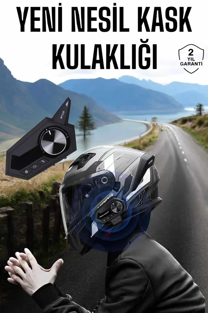 Intercom Kask Kulaklığı ANC Özelliği Yüksek Ses Kaliteli Bluetooth Kulaklık 1 Intercom Kask Kulaklığı ANC Özelliği Yüksek Ses Kaliteli Bluetooth Kulaklık