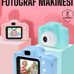 Haydiburaya 50 Çocuklara Özel Dijital Fotoğraf Makinesi Mini 1080P HD Kaliteli