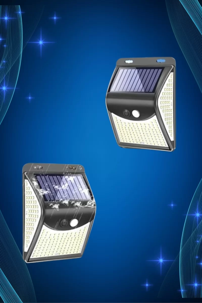 Solar Sensörlü Duvar Lambası Bahçe Lamba 20 Led Işık 2 Solar Sensörlü Duvar Lambası Bahçe Lamba 20 Led Işık - Görsel 2