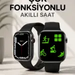 Akıllı Saat Tema Değiştirme Uyku ve Sağlık Takibi Sesli Asistan Bildirim Görme