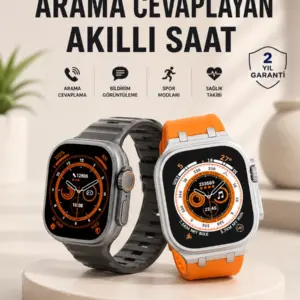 Akıllı Saat GPS Sağlık Ve Uyku Takibi Arama Cevaplayan Bluetooth Bağlantılı