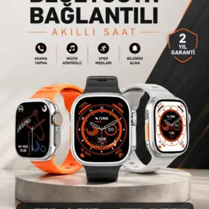 Yeni Nesil Akıllı Saat Adımsayar GPS Nabız Ölçer Uyku ve Sağlık Takibi