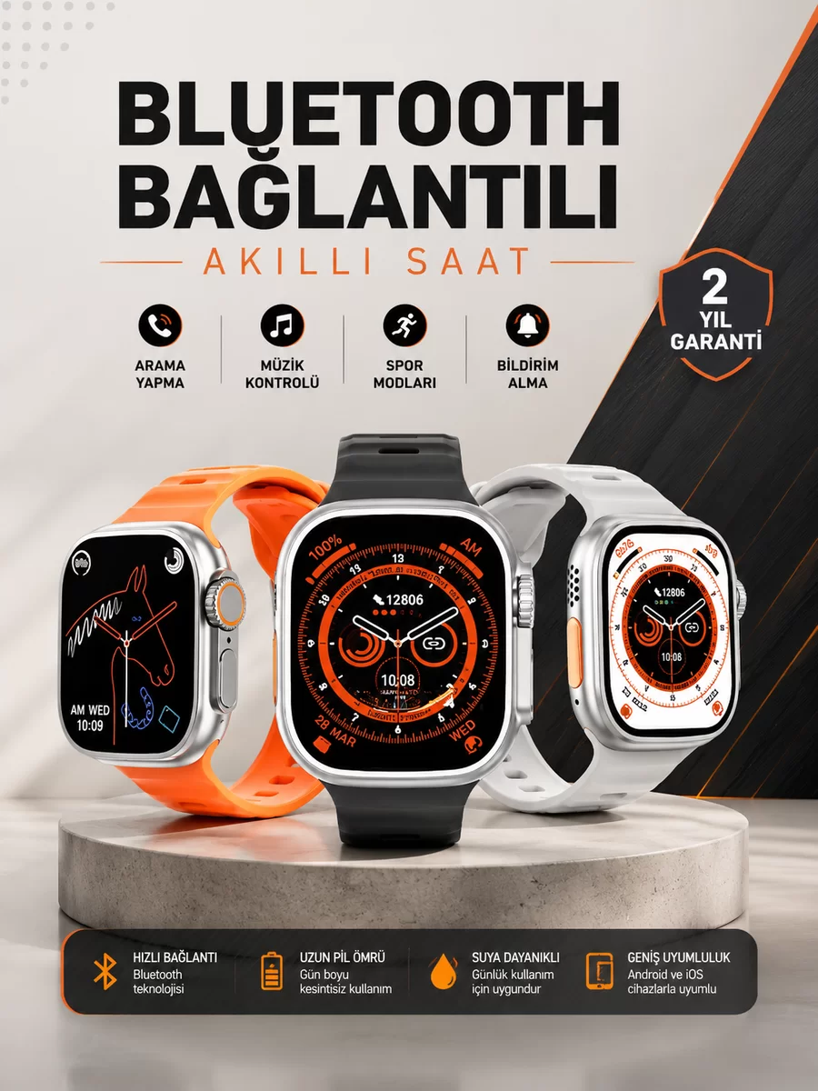 Yeni Nesil Akıllı Saat Adımsayar GPS Nabız Ölçer Uyku ve Sağlık Takibi 1 Yeni Nesil Akıllı Saat Adımsayar GPS Nabız Ölçer Uyku ve Sağlık Takibi
