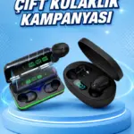 İkili Bluetooth Kulaklık Dijital Göstergeli Uzun Pil Ömrü Yüksek Ses Kaliteli
