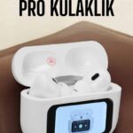 Kablosuz Yeni Nesil Bluetooth Bağlantılı Dokunmatik Ekranlı Kulak İçi Pro