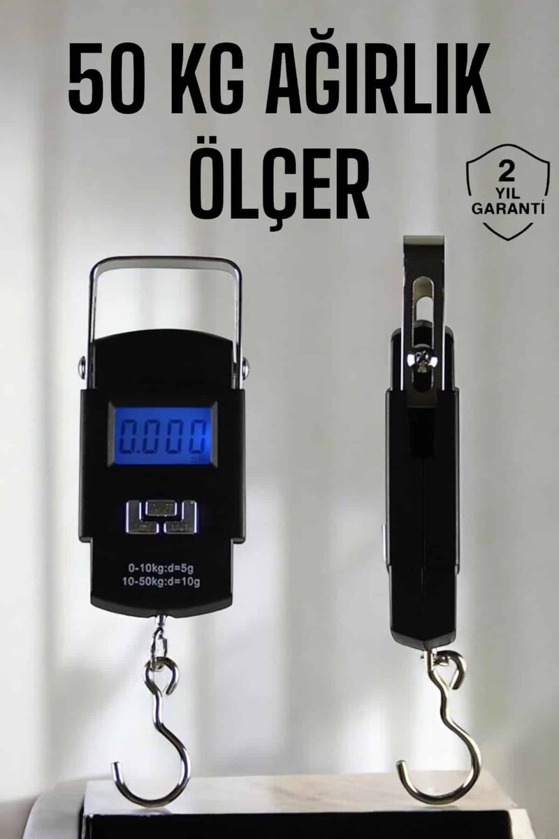 Ağırlık Ölçer 50 Kg El Terazisi El Kantarı Pilli Led Ekran 1 Ağırlık Ölçer 50 Kg El Terazisi El Kantarı Pilli Led Ekran