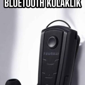 Makaralı Bluetooth Kulaklık Çağrı Cevaplama Kablolu Uzun Pil Ömrü