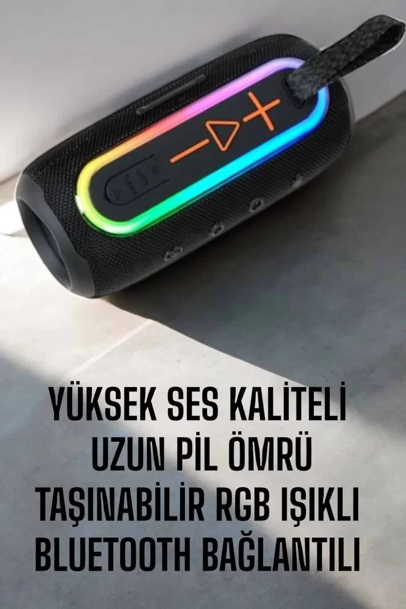 Kablosuz Bluetooth Hoparlör Taşınabilir 2 Kablosuz Bluetooth Hoparlör Taşınabilir - Görsel 2