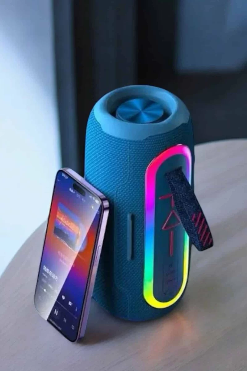Kablosuz Bluetooth Hoparlör Taşınabilir 3 Kablosuz Bluetooth Hoparlör Taşınabilir - Görsel 3