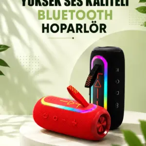 Kablosuz Bluetooth Hoparlör Uzun Pil Ömrü Taşınabilir