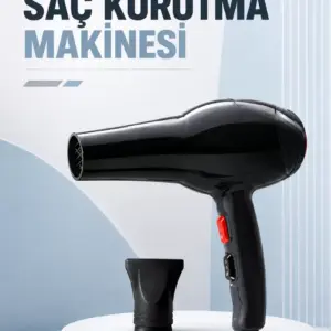 Tüm Saç Tiplerine Uygun İki Kademeli Hız Ayarlı Fön Makinesi