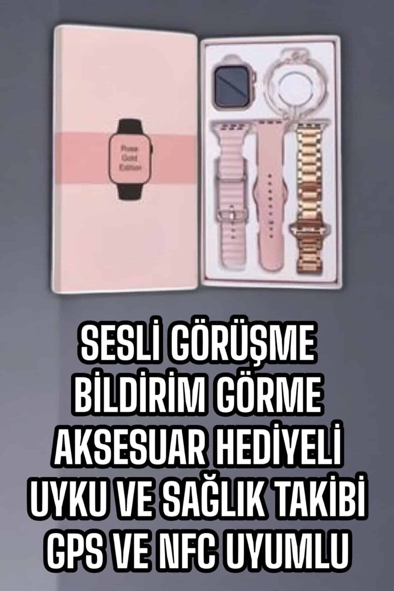 Akıllı Saat Bluetooth Bağlantılı Aksesuar Hediyeli GPS Takibi 4 Akıllı Saat Bluetooth Bağlantılı Aksesuar Hediyeli GPS Takibi - Görsel 4