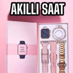 Akıllı Saat Amoled Ekran 3 Kordonlu Aksesuar Hediyeli Sesli Görüşme