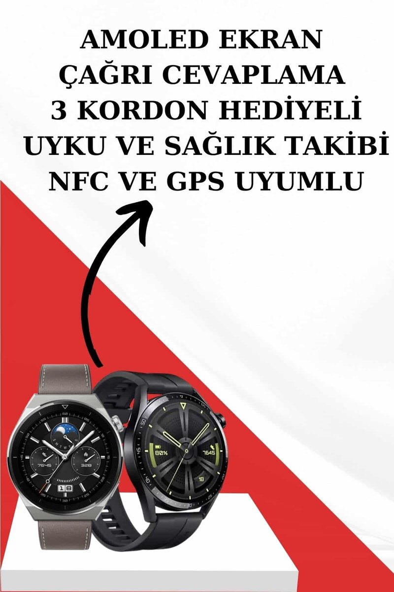 Kablosuz Bluetooth Kulaklık ve Kordon Hediyeli Akıllı Saat Nabız Ölçer Uzun Pil Ömrü 3 Kablosuz Bluetooth Kulaklık ve Kordon Hediyeli Akıllı Saat Nabız Ölçer Uzun Pil Ömrü - Görsel 3
