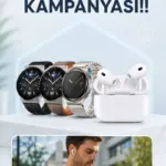 Aynalı Bluetooth Kulaklık Yeni Nesil Akıllı Saat Titreşimli Nabız Ölçer Spor Modları