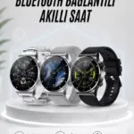 Akıllı Saat Amoled Ekran Bluetooth Bağlantılı Sesli Görüşme Nabız Ölçer
