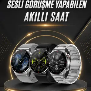 Akıllı Saat Uyku ve Sağlık Takibi NFC Uyumlu Bluetoooth Bağlantılı Android İOS Uyumlu