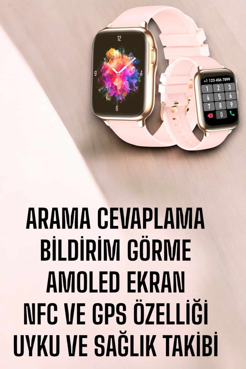 Akıllı Saat Kadınlara Uyku Ve Sağlık Takibi Yapabilen Bileklik Hediyeli 4 Akıllı Saat Kadınlara Uyku Ve Sağlık Takibi Yapabilen Bileklik Hediyeli - Görsel 4