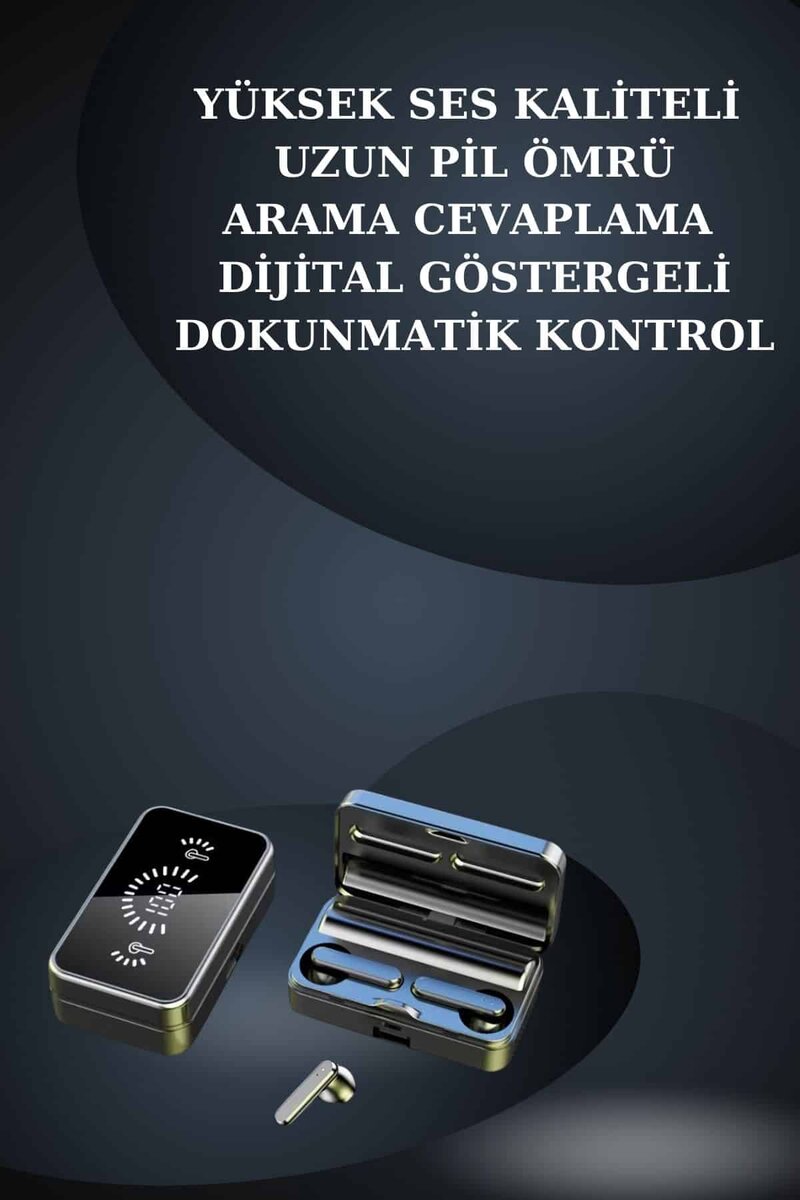 Bileklikli Amoled Ekran Akıllı Saat ve Dijital Göstergeli Kablosuz Bluetooth Kulaklık ANC/ ENC 3 Bileklikli Amoled Ekran Akıllı Saat ve Dijital Göstergeli Kablosuz Bluetooth Kulaklık ANC/ ENC - Görsel 3