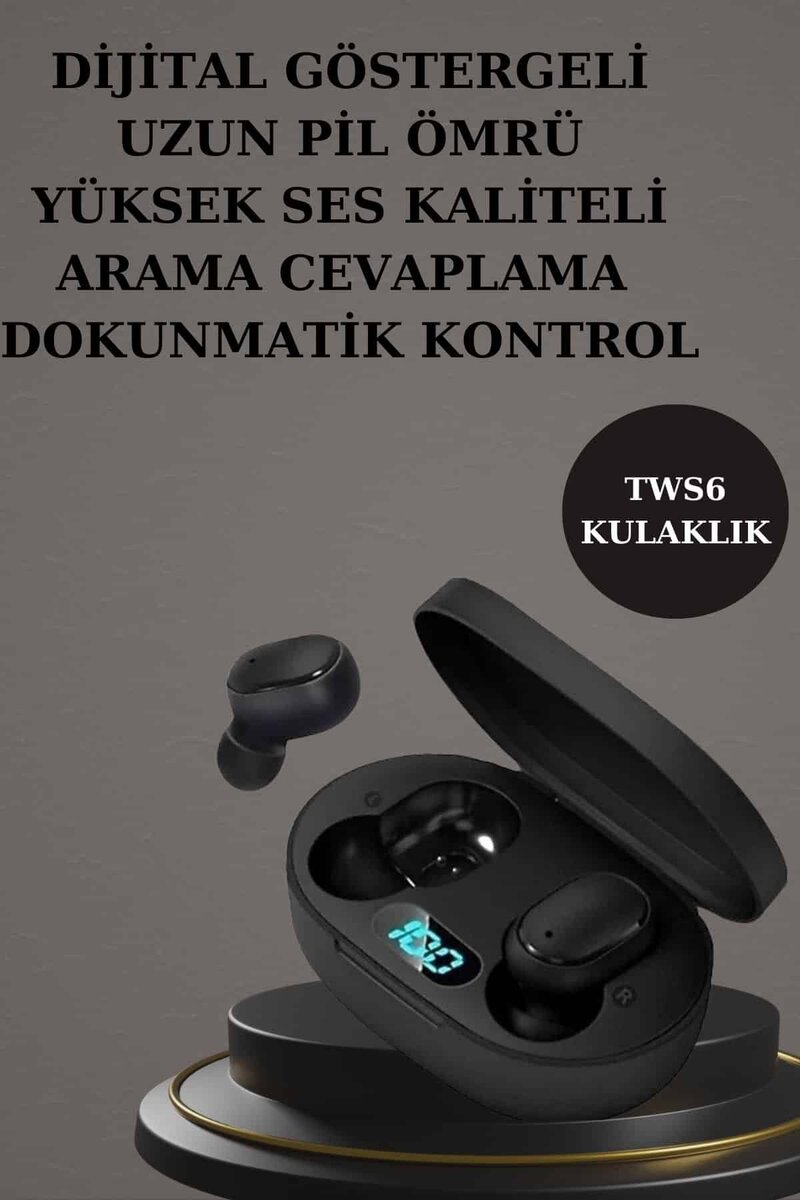 Nabız Ölçer Hediye Bileklikli Akıllı Saat ve Dijital Göstergeli Bluetooth Kulaklık Çoklu Şarj Girişi 2 Nabız Ölçer Hediye Bileklikli Akıllı Saat ve Dijital Göstergeli Bluetooth Kulaklık Çoklu Şarj Girişi - Görsel 2