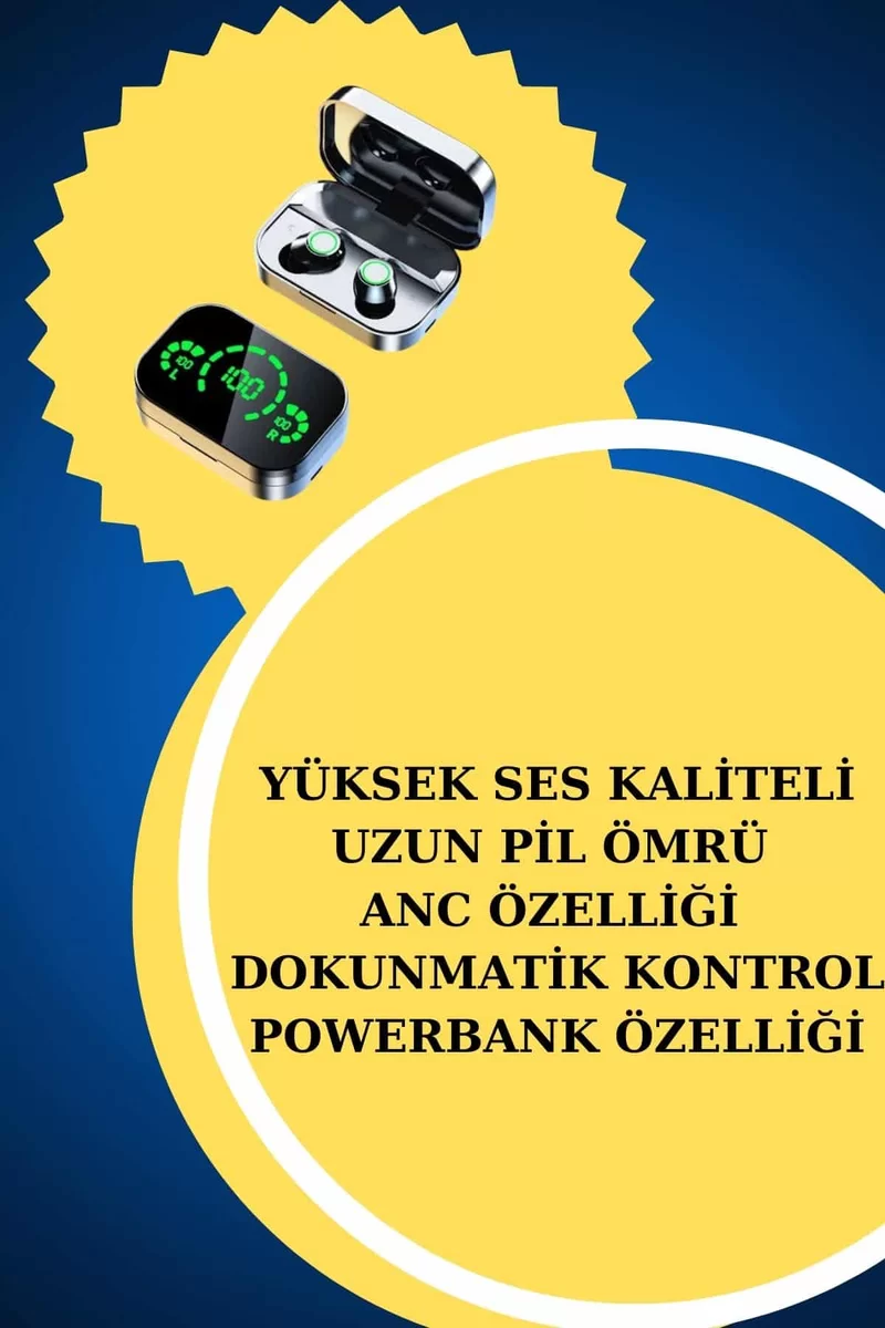 Yeni Nesil Kaliteli Akıllı Saat ve Kablosuz Bluetooth Kulaklık Yüksek Ses Kaliteli 2 Yeni Nesil Kaliteli Akıllı Saat ve Kablosuz Bluetooth Kulaklık Yüksek Ses Kaliteli - Görsel 2