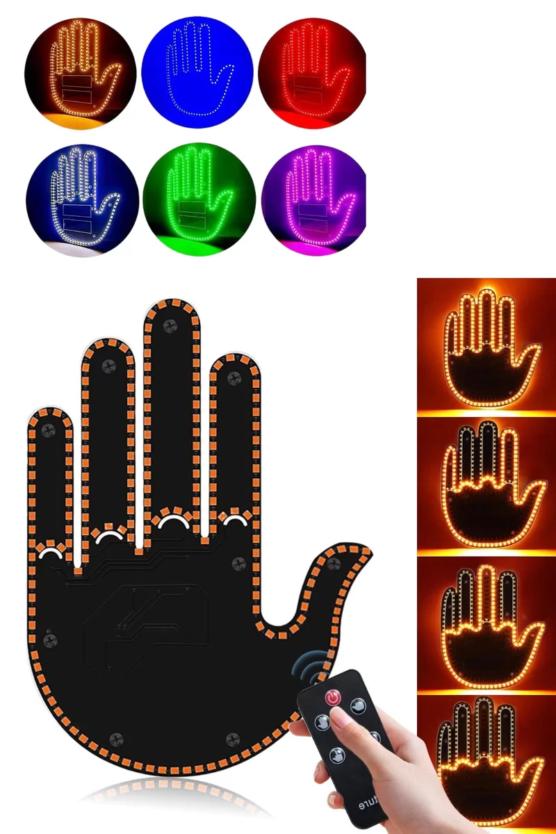 PARMAK LED AMBER RENKLİ IŞIK 2 PARMAK LED AMBER RENKLİ IŞIK - Görsel 2