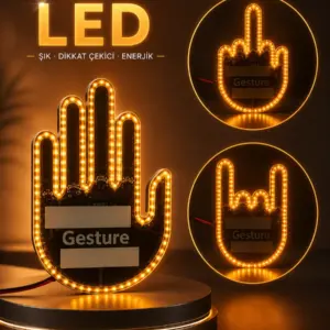 PARMAK LED AMBER RENKLİ IŞIK