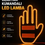 Led Işık El İşareti Araç Camı İçin Uzaktan Kumandalı