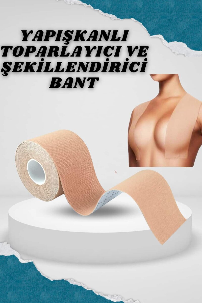 Toparlayıcı Göğüs Bandı Şekillendirici Ten Rengine Uygun Esnek Hassas Ciltlere Uygun 1 Toparlayıcı Göğüs Bandı Şekillendirici Ten Rengine Uygun Esnek Hassas Ciltlere Uygun