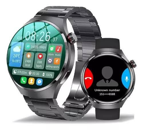 Akıllı Saat Metal Kordonlu GPS ve NFC Uyumlu Arama Cevaplayan 3 Akıllı Saat Metal Kordonlu GPS ve NFC Uyumlu Arama Cevaplayan - Görsel 3